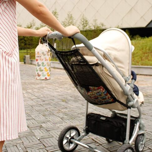 Universal Stroller Organizer, Universal Baby Stroller Hanging Mesh Pocket with Detachable Straps, Infant Prams Storage Organizer Bag in Saudi Arabia