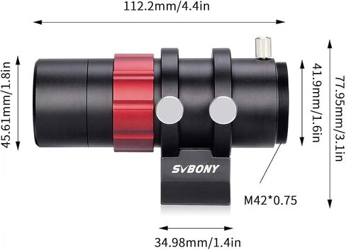 تلسكوب SVBONY SV503، 102ED F7، منكسر لاوني منخفض التشتت للغاية OTA، حزمة مع قاعدة متوافقة عالمية ونطاق دليل صغير SV165، للتصوير الفلكي in Saudi Arabia