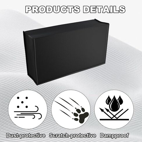 Dust Cover for Nintendo Switch 2 Console Non-Scratch Sleeve Protective Cover Thick Fabric Precision Cut Dust Guard Easy Access Cable Port Black in Saudi Arabia