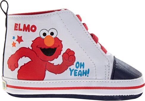 Sesame Street Infant Shoes Cookie Monster, Elmo & Abby First Walker Sneakers Canvas Shoes for Baby Boys and Girls (Size 2-4 Infant) in Saudi Arabia