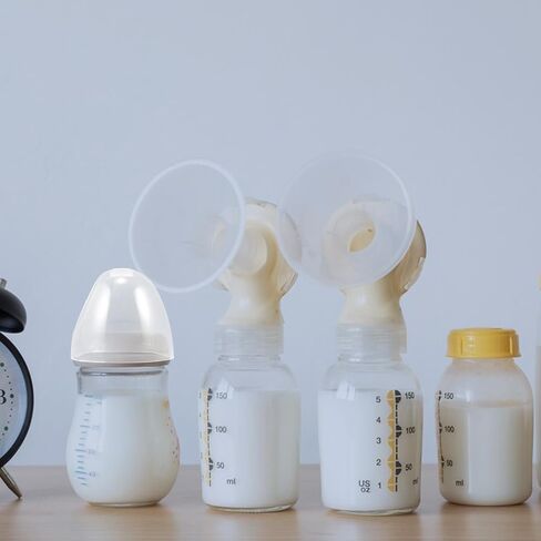 Toyvian Milk Bottle Caps Replacement, 6 Pcs Clear Plastic Feeding Bottles Lids Replacement, The Bottom Diameter is Approximately 6.2cm in Saudi Arabia