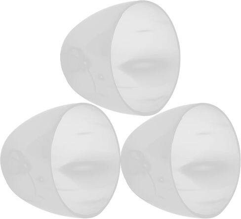 Toyvian Milk Bottle Caps Replacement, 6 Pcs Clear Plastic Feeding Bottles Lids Replacement, The Bottom Diameter is Approximately 6.2cm in Saudi Arabia
