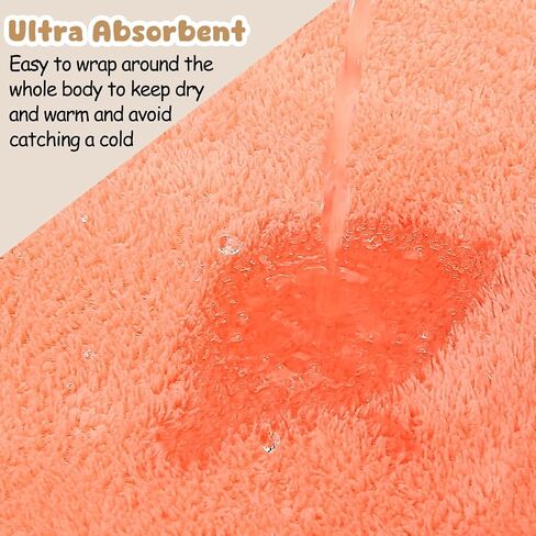6 Pack Baby Hooded Bath Towels, Premium Ultra Soft Absorbent Coral Fleece Bath Towel Set for Newborns, Infants, Toddlers, and Kids, 31.5 X 31.5 Inch Hooded Towel for Boys and Girls in Saudi Arabia
