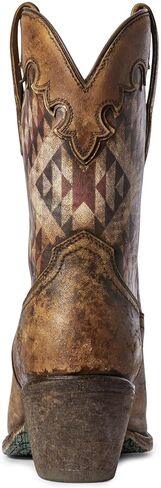 ARIAT Women's Gemma Southwestern Print Western Boot Snip Toe - 10031498 in Saudi Arabia