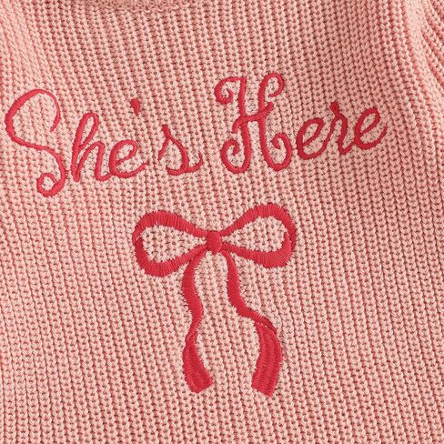 ملابس الفتيات حديثي الولادة، ملابس أطفال مطرزة بكشكشة، شتوية بأكمام طويلة، ملابس إعلان الولادة in Kuwait