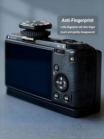 واقي شاشة لـ RICOH GR IV GR4 من الزجاج المقسى [3 قطع] + حبل يد [1 قطعة]، 9H، مضاد للخدش، مضاد للفقاعات، سهل التركيب in Saudi Arabia