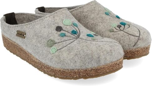 HAFLINGER Grizzly Amaya Felt Clog Wool Slipper Unisex in Kuwait