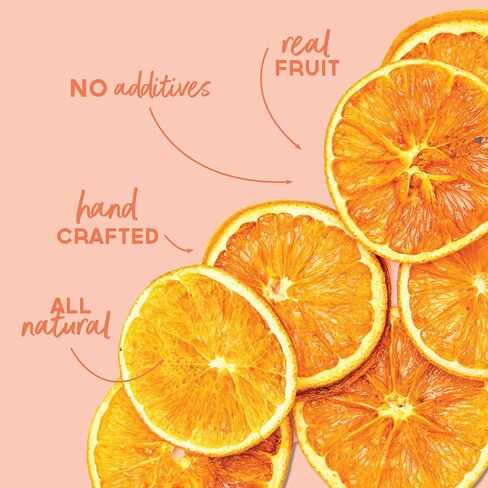 BlueHenry Dehydrated Orange Wheels - 3 oz - 20 slices - Natural Fruit in Saudi Arabia