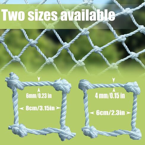 Stair Safety Net for Kids Rope Net Safety Netting for Railings Suitable for Balconies, Stair, Railing, Playground, Indoor and Outdoor Decoration (6mm,1.5X3m) in Saudi Arabia
