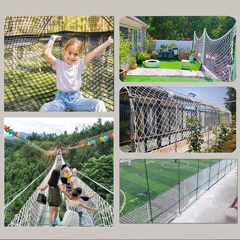 Stair Safety Net for Kids Rope Net Safety Netting for Railings Suitable for Balconies, Stair, Railing, Playground, Indoor and Outdoor Decoration (6mm,1.5X3m) in Saudi Arabia
