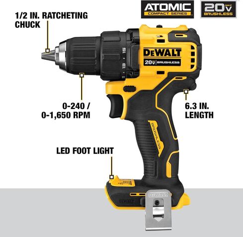 DEWALT DCK489D2 ATOMIC 20V MAX* Brushless Cordless 4-Tool Combo Kit in Saudi Arabia