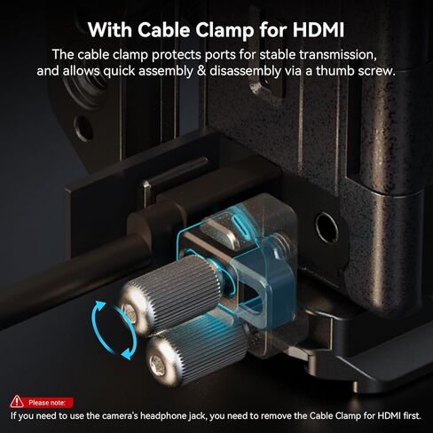 Bundle: SmallRig Cage Kit for Sony A6700 with a Cable Clamp for HDMI 4336+SmallRig Wooden Top Handle with NATO Clamp & NATO Rail 5251 in Saudi Arabia