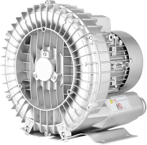 Regenerative Blower,Vortex Ring Blower, Regenerative Blower Ring 110V 50Hz Single Phase High-Pressure Vortex Industrial Vacuum Pump(180W/0.24HP) in Kuwait