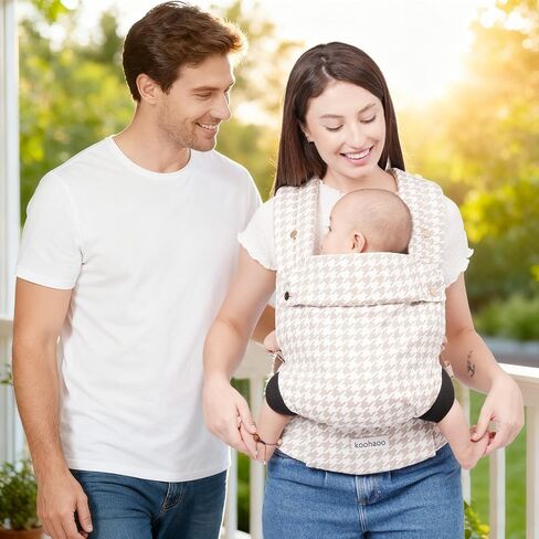 Baby Carrier Newborn to Toddler, Ergonomic, Cozy and Lightweight Baby Toddler Carrier, Premium Soft Cotton Breathable Infant Carrier Baby Gift with Head Support, 3 Carry Positions (3-36 Months in Saudi Arabia