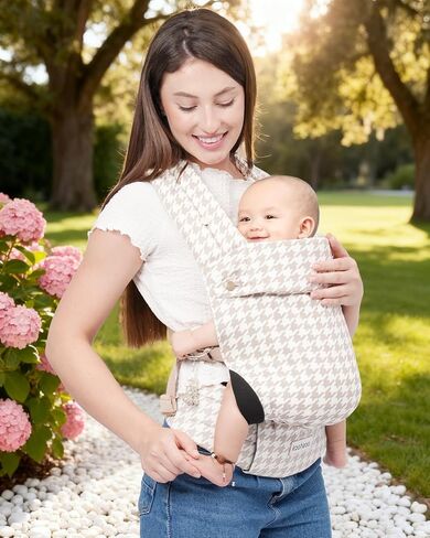 Baby Carrier Newborn to Toddler, Ergonomic, Cozy and Lightweight Baby Toddler Carrier, Premium Soft Cotton Breathable Infant Carrier Baby Gift with Head Support, 3 Carry Positions (3-36 Months in Saudi Arabia