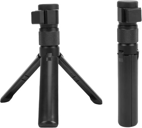 حامل ثلاثي للكاميرا صغير من PUSOKEI لـ sta360 X4 / X3 / ONE X2 / ONE R/ONE X، مقبض عصا سيلفي محمول من سبائك الألومنيوم، حامل ثلاثي القوائم لسطح المكتب قابل للدوران 360 درجة، حامل تحميل 3 كجم in Kuwait