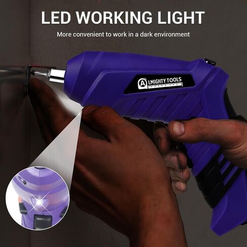 Electric Screwdriver Cordless, 3.6V Cordless Screwdriver Rechargeable, 47Pcs Small Power Screwdriver Set with Pivoting Handle and LED Light, 3Nm Battery Screw Gun for DIY Enthusiasts in Saudi Arabia