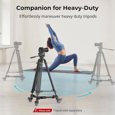 SmallRig FreeSpeed Heavy Duty Carbon Fiber Video Tripod+Quick-Lock Photography Heavy Duty Tripod Dolly in Saudi Arabia
