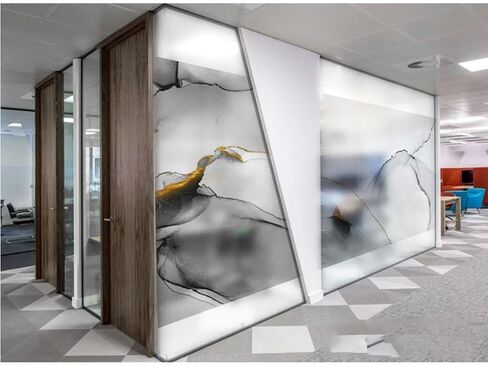Window Clings Window Glass Sticker Marble Office Frosted Decorative Window Film Suitable for Bathroom Toilet Anti-peep Window Film Privacy Window Film(C,60 * 100 cm) in Saudi Arabia