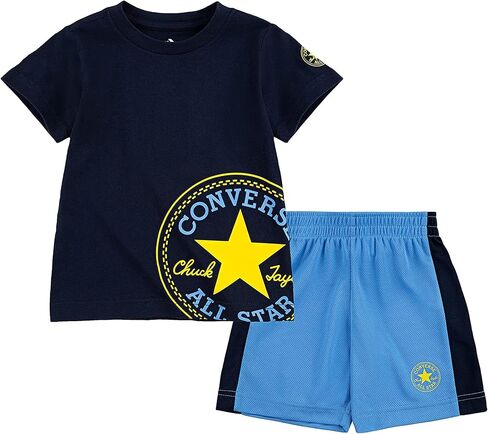 Converse Baby Boy's Graphic T-Shirt & Shorts Set (Toddler) Coast 3T Toddler in Saudi Arabia