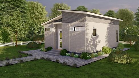 Generic Tiny House Plan 26x20 - 520 Sqft Cabin Layout مخطط تصميم منزل صغير in Saudi Arabia