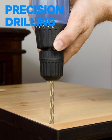 Micro Drill Bit, High-Speed Steel traight Drill Bit Kit for Copper Aluminum Plastic Medium Hard Metal, 13PCS in Saudi Arabia