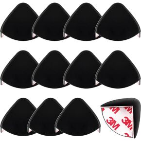 Baby Proofing Corner Protector Baby 12 Pack Black – Food Grade Silicone Table Corner Protectors – L Shaped Furniture Edge Guards with Strong 3M Adhesive – Safe Non Choking Size for Kids and Toddlers in Saudi Arabia