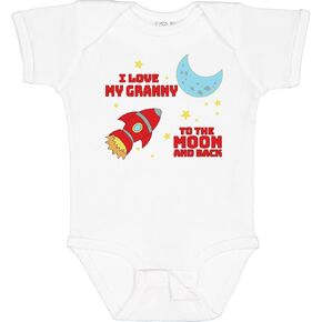 Inktastic I Love My Granny To the Moon وBack Baby Bodysuit in Kuwait
