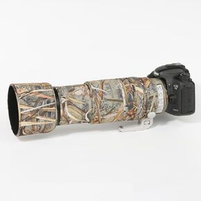 CHASING BIRDS Lens Camouflage Waterproof Coat for TAMRON 100-400mm F4.5-6.3 Di VC USD Rainproof Lens Protective Cover Version III (Forest Camouflage) in Kuwait