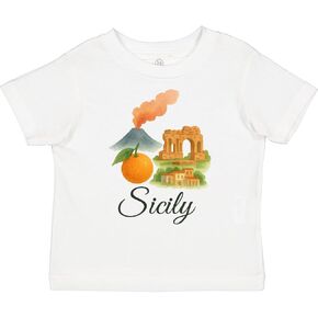 inktastic Sicily Travel Souvenir Illustration Toddler T-Shirt in Kuwait