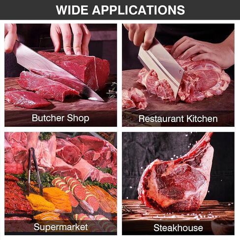 Commercial Electric Bone Saw Machine 750W Bone Sawing Machine with Stainless Steel 18.1" x 12.4" Workbench 0.16"-4.3" Cutting Thickness Frozen Meat Cutter with 5 Saw Blades for Fish Rib Pork Beef in Kuwait