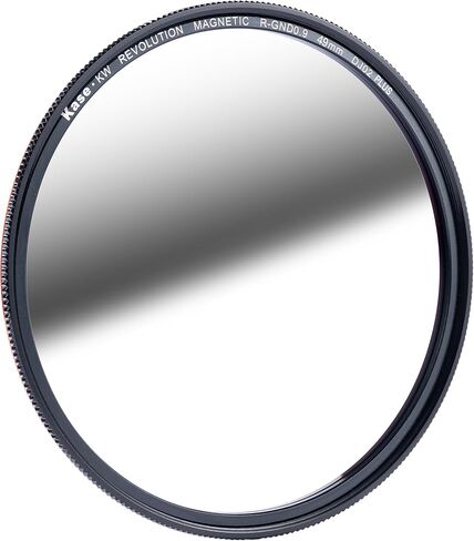 Kase KW Revolution Plus مغناطيسي مقاوم للصدمات عكسي GND0.9 ND8 3 توقف الكثافة المحايدة فلتر غروب الشمس زجاج بصري منخفض الانعكاس (82 مم) in Saudi Arabia