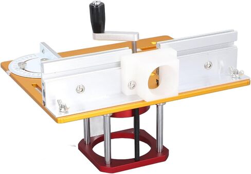 Router Lift Kit Professional Aluminum Alloy Router Table Lift System with 54mm Lifting Range for Woodworking Milling Trimming Machines in Saudi Arabia