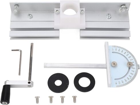 Router Lift Kit Heavy Duty Aluminum Alloy Woodworking Lifting Base Flip Board System for Engraving Slotting Trimming Chamfering Machines with 51mm Stroke 240x200mm Table Size in Saudi Arabia