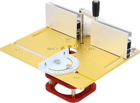 Router Lift Kit Heavy Duty Aluminum Alloy Woodworking Lifting Base Flip Board System for Engraving Slotting Trimming Chamfering Machines with 51mm Stroke 240x200mm Table Size in Saudi Arabia