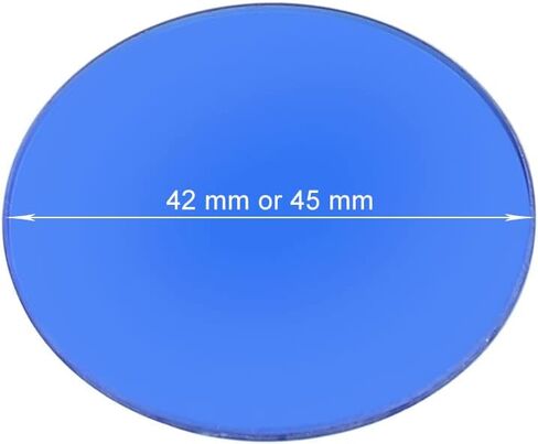 Microscope Kit Microscope Color Filter Diameter 42/45mm-Transparent Blue Green Yellow Red Optical Glass Frosted White Filter 1.5-2mm Thickness Microscope Lens Adapters(42mm Yellow) in Saudi Arabia