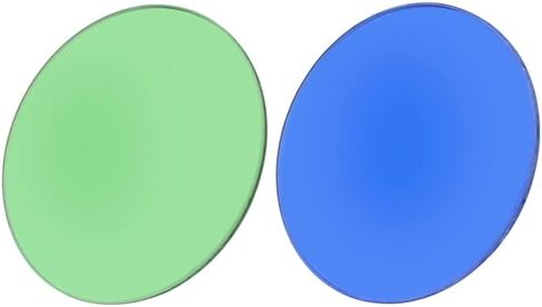 Microscope Kit Microscope Color Filter Diameter 42/45mm-Transparent Blue Green Yellow Red Optical Glass Frosted White Filter 1.5-2mm Thickness Microscope Lens Adapters(42mm Yellow) in Saudi Arabia