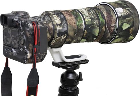 غطاء عدسة مقاوم للماء ROLANPRO لكاميرا Canon RF 100-300mm F2.8 L هو USM Camouflage -#UCP Camouflage in Saudi Arabia