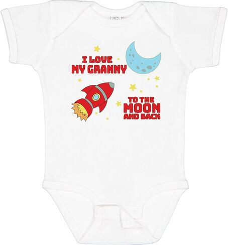 Inktastic I Love My Granny To the Moon وBack Baby Bodysuit in Kuwait