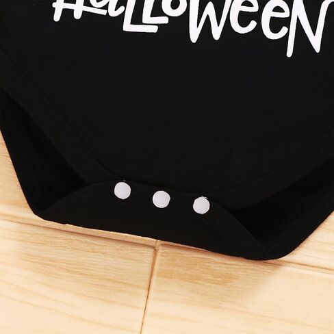 My 1st Halloween Baby Boy Outfits Newborn Boy Clothes Long Sleeves Romper Pumpkin Pants with Hat 3Pcs 0-18 Months in Saudi Arabia