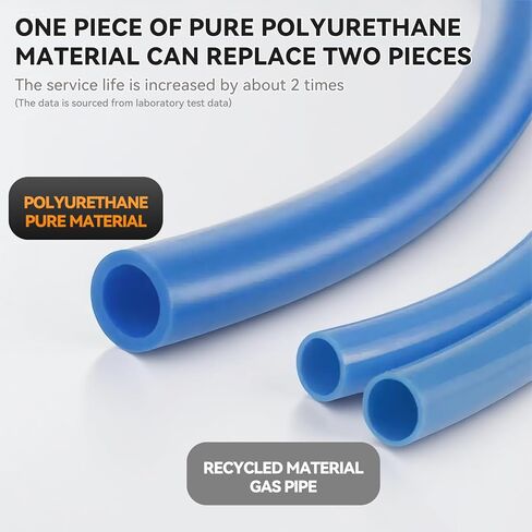 NAN;ACH PNEUMATIC Transparent 8mm or 5/16 OD 5mm ID Polyurethane PU Air Hose Pipe Tube 10 Meter 32.8ft in Kuwait