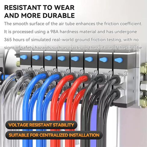 NAN;ACH PNEUMATIC Transparent 8mm or 5/16 OD 5mm ID Polyurethane PU Air Hose Pipe Tube 10 Meter 32.8ft in Kuwait