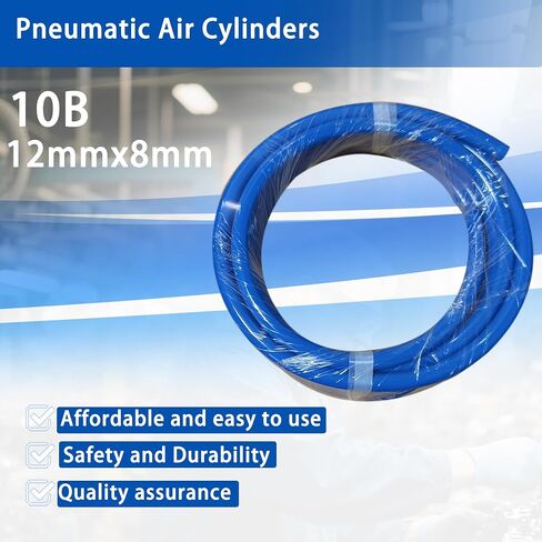 WEITENG PNEUMATIC أزرق 12 مم OD 8 مم ID بولي يوريثين خرطوم هواء أنبوب 10 متر 32.8 قدم لخط الهواء أو نقل السوائل أزرق in Kuwait