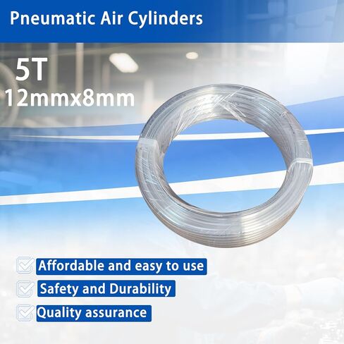 WEITENG PNEUMATIC أزرق 12 مم OD 8 مم ID بولي يوريثين خرطوم هواء أنبوب 10 متر 32.8 قدم لخط الهواء أو نقل السوائل أزرق in Kuwait