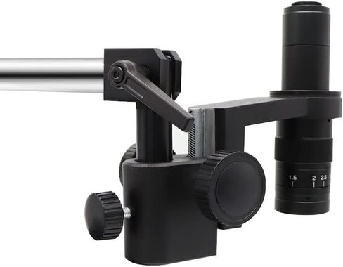 Microscope Kit 2/14/16 MP 38MP Digital Electronic Monocular Microscope Camera, 180X Lens Holder Lamp Microscope Lens Adapters(38MP HDMI Black Holder) in Saudi Arabia