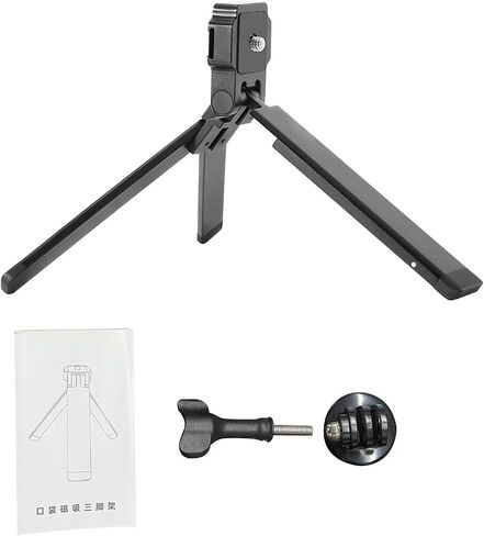 Gugxiom Mini Magnetic Tripod, Universal Foldable Desktop Tripod Stand, with 1/4" Screw, 3kg/6.61lb Load, for Action Cameras in Saudi Arabia