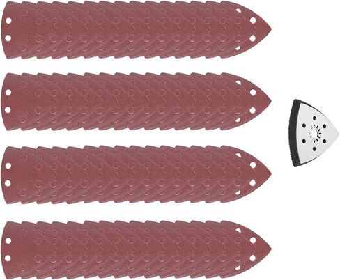 61pcs 90mm 6 Holes Sanding Pad Sand Paper Oscillating Polish Multi Tools The Sandpaper Adopts a Completely Unique Electrost in Saudi Arabia