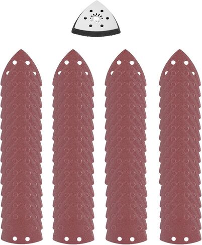 61pcs 90mm 6 Holes Sanding Pad Sand Paper Oscillating Polish Multi Tools The Sandpaper Adopts a Completely Unique Electrost in Saudi Arabia