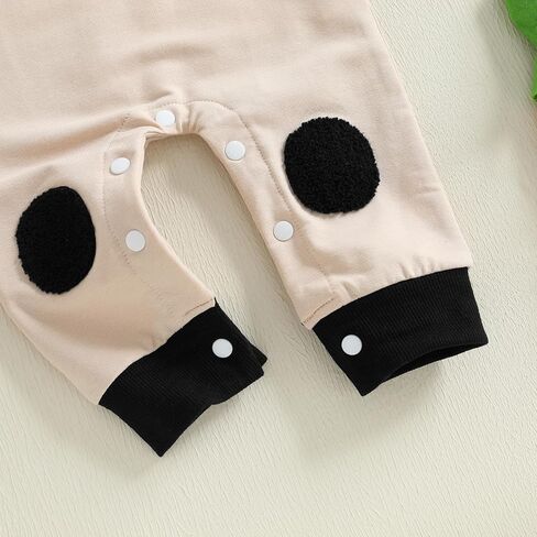 Bagilaanoe Newborn Baby Boy Halloween Outfit Pumpkin Boo Embroidery Long Sleeve Romper One Piece Jumpsuit Clothes in Saudi Arabia