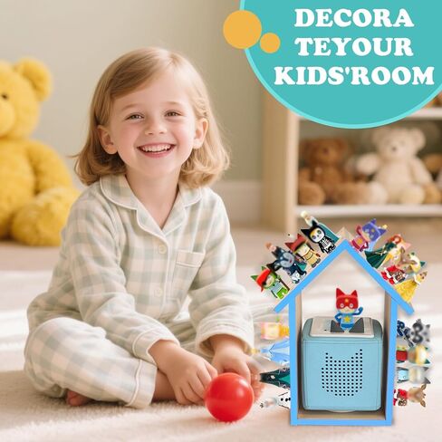 رف تخزين مغناطيسي لرف صندوق توني، منزل كبير الحجم لصندوق توني 1/2 شخصية لاعب شخصيات توني لغرفة الأطفال، مثبت على الحائط ووضع سطح المكتب in Kuwait